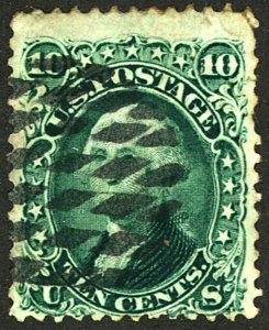 U.S. #68 USED YELLOWING 