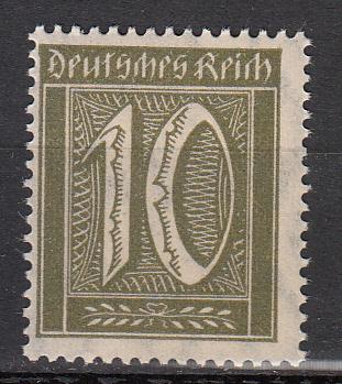 Germany-1921 Inflation 10pf Wmk.Lozenges Mi#159- MNH(5133)