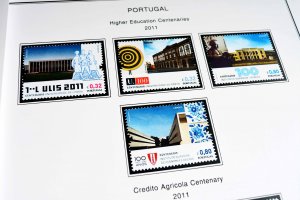 COLOR PRINTED PORTUGAL 2011-2015 STAMP ALBUM PAGES (93 illustrated pages)