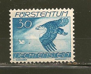 Liechtenstein SC#C20 Airmail Mint Hinged