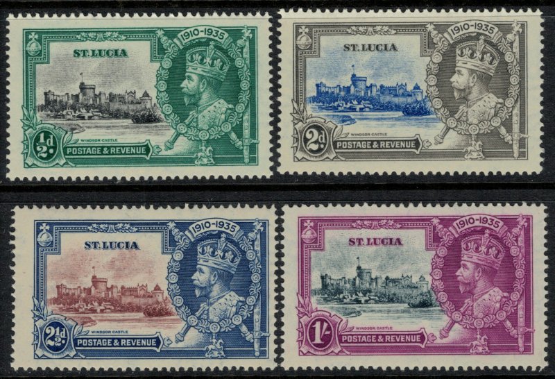 St. Lucia #91-4* NH  CV $26.00