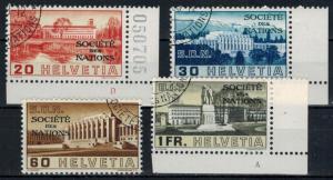 Switzerland - League of Nations - Scott 2O57-2O60