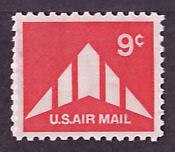 C77 Delta Wing Plane Silhouette mint single