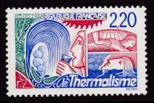 France 1988 2.20fr Thermal Springs   VF/NH