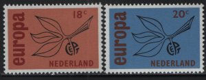 NETHERLANDS, 438-439, MNH, 1965, EUROPA