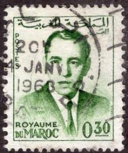 Morocco 81 - Used - 30c King Hassan II (1962) (2)