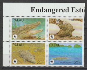 PALAU 1994 WWF SG 673/6 MNH