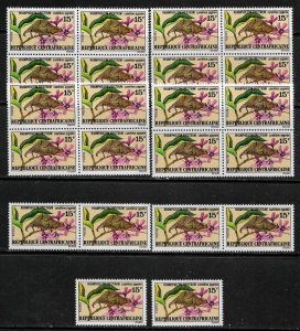 Central Africa #189 MNH Stamp - Pygmy Chameleon - Wholesale X 22