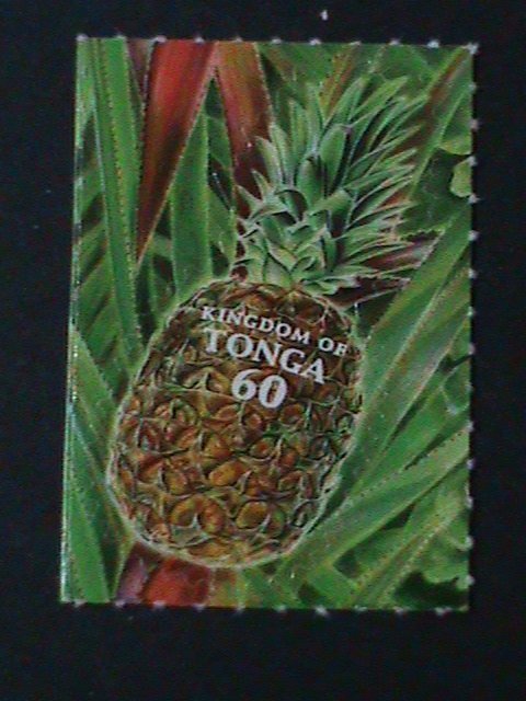 ​TONGA-2001-SC#1054C -BEAUTIFUL LOVELY  PINEAPPLE-DIE CUT-MNH VF-HARD TO FIND