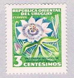 Uruguay 608 MLH Passion Flower 1954 (BP2662)