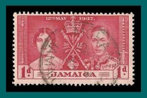 Jamaica 1937 Coronation, 1d used  113,SG118