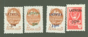 Latvia #328-331  Single (Complete Set)