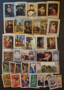 RUSSIA USSR CCCP Used CTO Stamp Lot Collection T5747