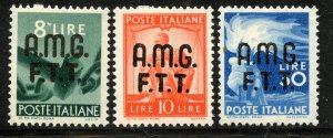 Trieste # 15-17, Mint Hinge Remain.