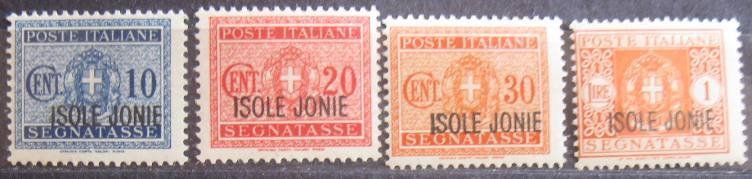 Italy Ionian Isl. #NJ1-NJ4 MNH Set- SCV=$13.00