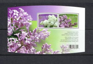 CANADA - CP - 2007 LILACS SOUVENIR SHEET - SCOTT 2206 - MNH