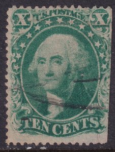 #33 Used, F-VF, SE, light cnacel (CV $190 - ID44024) - Joseph Luft