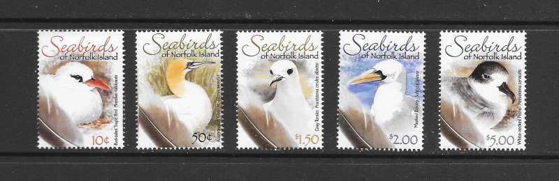 BIRDS - NORFOLK ISLAND #853-7 MNH