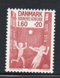 Denmark Sc B60 1981 Child Welfare stamp mint NH