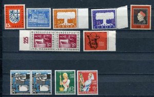 Germany SAAR 1957/9 Accumulation MNH/MH 3927