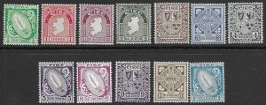 Ireland 106-17  1941  set 12 fine mint  hinged & nh