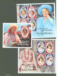 Palau #578-80  Single (Complete Set) (Royalty)