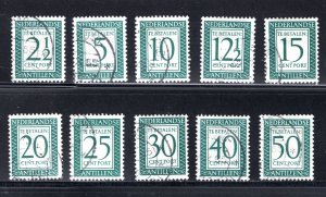 Netherlands Antilles #J42-3, J48-53, J55, J57  VF, Used, CV $11.45 ..... 4210286