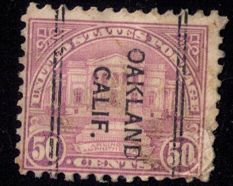 US Scott 570 Precancel,Oakland,Calif.Fine