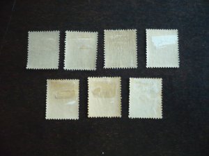 Stamps - Somali Coast-Scott# J1-J6,J8 - Mint Hinged Part Set of 7 Stamps