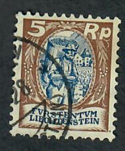 Liechtenstein #75 used single