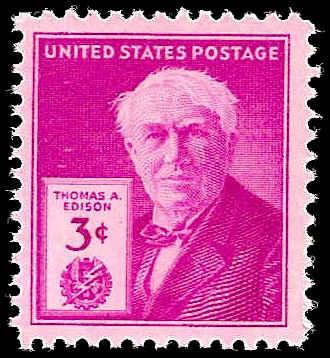 # 945 MINT NEVER HINGED THOMAS A. EDISON