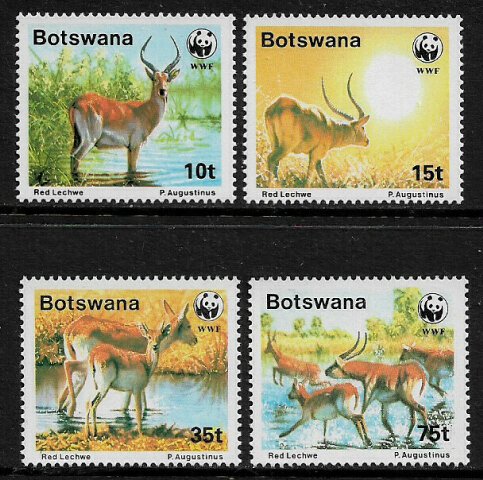 Botswana #432-5 MNH Set - WWF