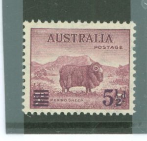 Australia  #190 Mint (NH) Single (Sheep)