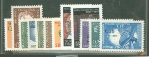 Finland #424-435 Mint (NH) Single (Complete Set)