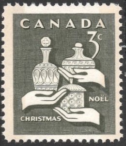 Canada SC#443p 3¢ Christmas: Gifts from the Wise Men: Tagged (1965) MLH