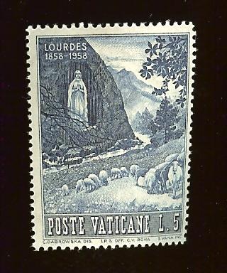 Vatican 233 5L Virgin Mary Apparition MNH