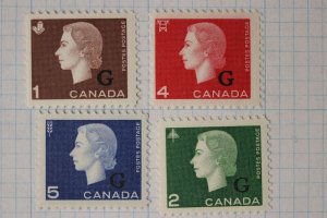 Canada sc#O46-O49 Mint MNH G set