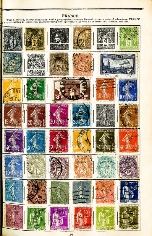 Worldwide Adventure Album Postage Stamps Of The World