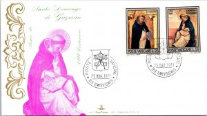 Vatican FDC 1971 - Santo Domingo de Guzman, 8th Century - F30734