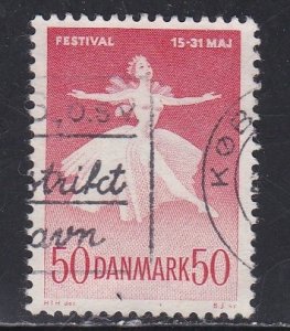 Denmark # 422, Ballet Dancer, Used