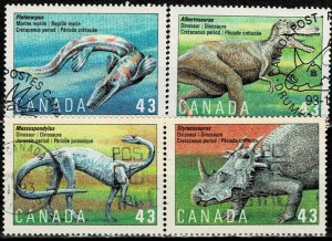 CANADA 1993 PREHISTORIC ANIMALS USED