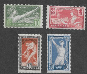 France Stamps Scott #198-201 Set Mint Never Hinged SCV $125