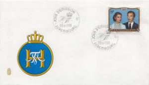 Luxembourg, First Day Cover, Royalty