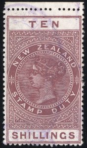 New Zealand Stamps # AR12 Used Fiscal Cancel Scott Value $75.00