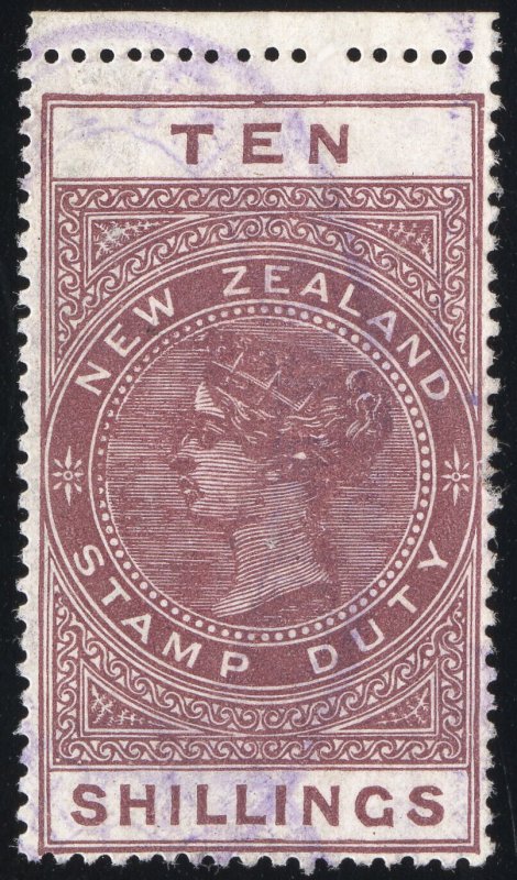 New Zealand Stamps # AR12 Used Fiscal Cancel Scott Value $75.00
