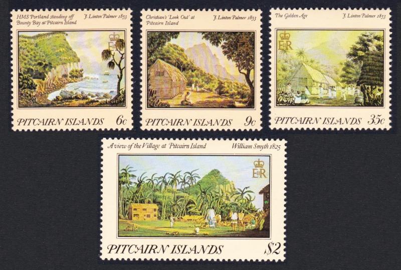 Pitcairn 19th Century Painting 1st series 4v SG#264-267 SC#249-252 MI#257-260