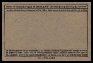 Germany 1912 Zeppelin Schwaben Si10.1.16 Darmstadt Airmail Cover Flugpost 89368