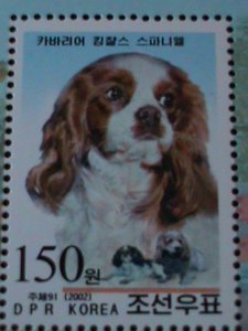 ​KOREA-SC#4241 LOVELY CAVALIER KING CHARLES SPANIEL DOG-S/S-VF-FANCY CANCEL