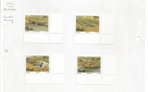 VENDA - 1992 - Crocodile Farming - Perf 4v Set - Mint Light Hinged