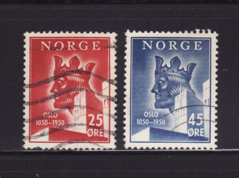 Norway 305-306 U King Harald Haardraade (A)